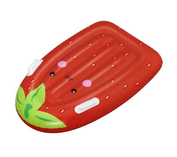 Bestway Felfújató szörfdeszka kapaszkodóval gyerekeknek , eper, 80 x 52 x 16 cm - Image 3