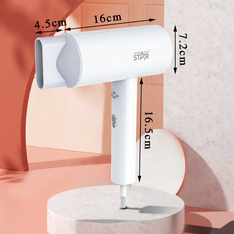 WINNING STAR ST-5707 Kompakt Hajszárító, 1800W, 2 Hő- és 2 Sebességfokozat, Hideglevegős Funkcióval - Image 3