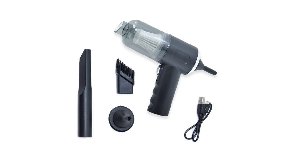 Akkumulátoros mini porszívó/morzsaporszívó , autós és otthoni használatra , AS-228 - Image 4