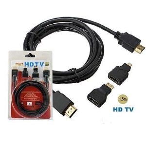 3 az 1-ben FULL HD HDMI kábel, 1.5m
