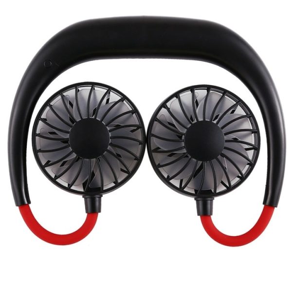 BY-F1 Flexibilis nyakba akasztható ventilátor USB kábellel 180g - Image 2