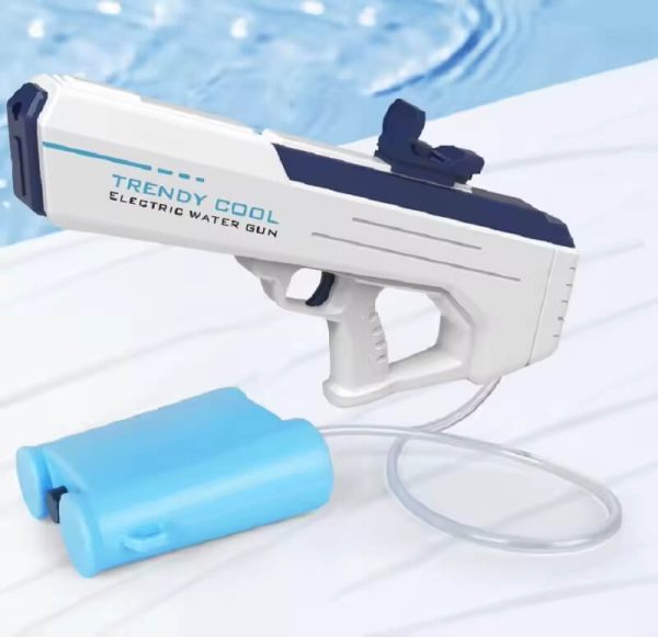 Elektromos vízipuska 400ml víztartállyal, beszerelhető akkumulátorral, töltővel és irányzékkal 30cm hosszú - Image 5