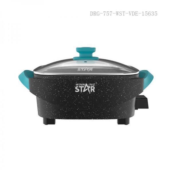 WINNING STAR ST-9802 Elektromos Serpenyő, 6.5L, 1600W, Tapadásmentes - Image 4
