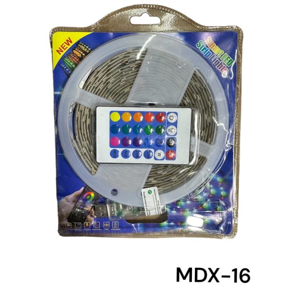 MDX-16 LED szalag 5 méteres távirányítóval és telefonos applikációval - Image 4