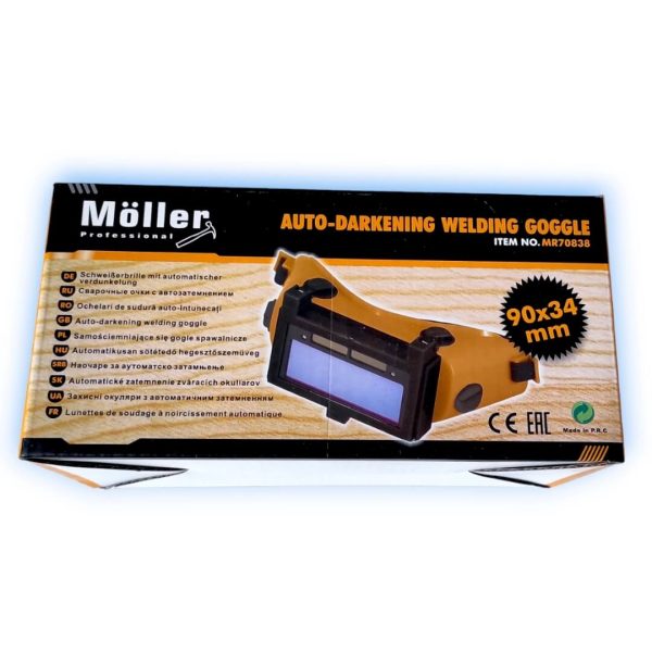 Möller MR70838 Automatikusan sötétedő hegesztő szemüveg - Image 2