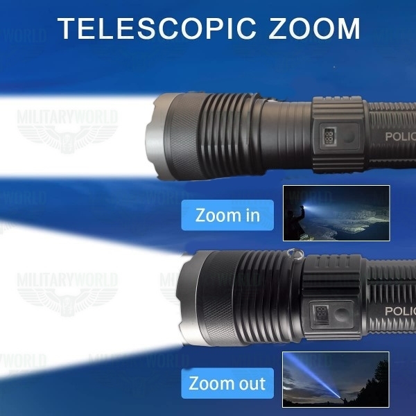 X-Balog P66 Dupla Police lámpa telszkópos zoomal - Image 4