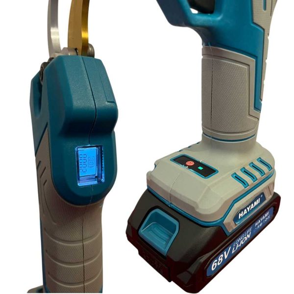 Hayami HA-1027 Dupla Akkumulátoros Metszőolló Digitális kijelzővel, 30mm, 600W - Image 4