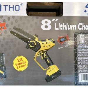 THO M-9019 48 V 2 akkumulátoros láncfűrész, Ágvágó 20 cm digitális kijelzővel