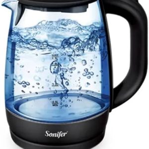 Sonifer Vízforraló1,7L Üveg kék led vilgágítással extra gyors forralás