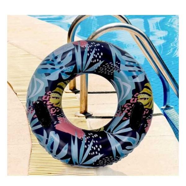 Trópus mintás úszógmi kapaszkodóval strandúszógumi 90 cm - Image 4