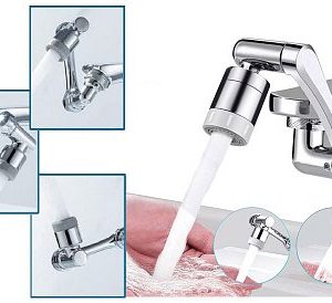 Hosszabbítófej vízcsapra 1800 fokban forgatgató