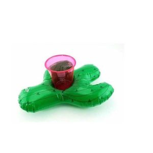 Felfújható pohár / ital tartó kaktusz formájú , 29x25cm