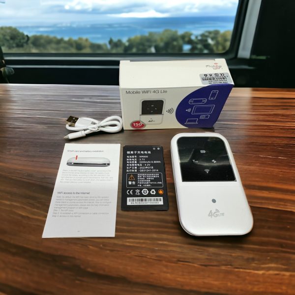 4G / LTE Hordozható Vezeték Nélküli Router, 2400mAH Akkumulátorral, 150 Mbps, SD Slot - Image 4