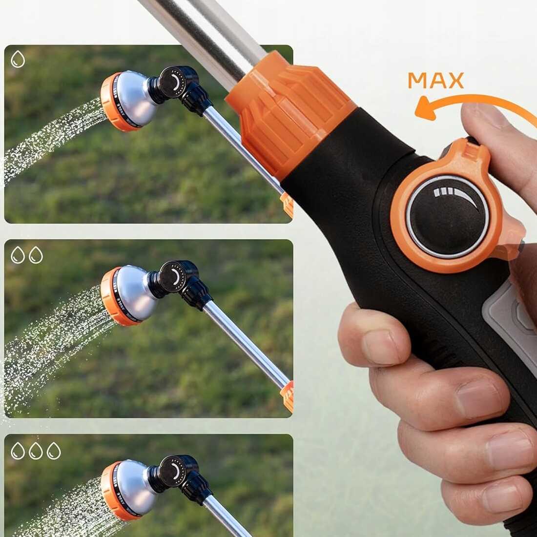 180 fokban mozgatható ,locsolófej , állítható vízsugárral - Image 7