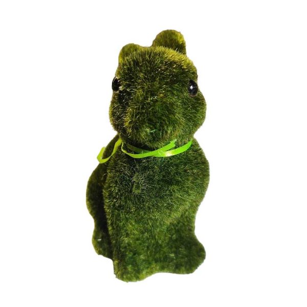 Élethű mohazöld húsvéti dekor nyúl 40cm - Image 3