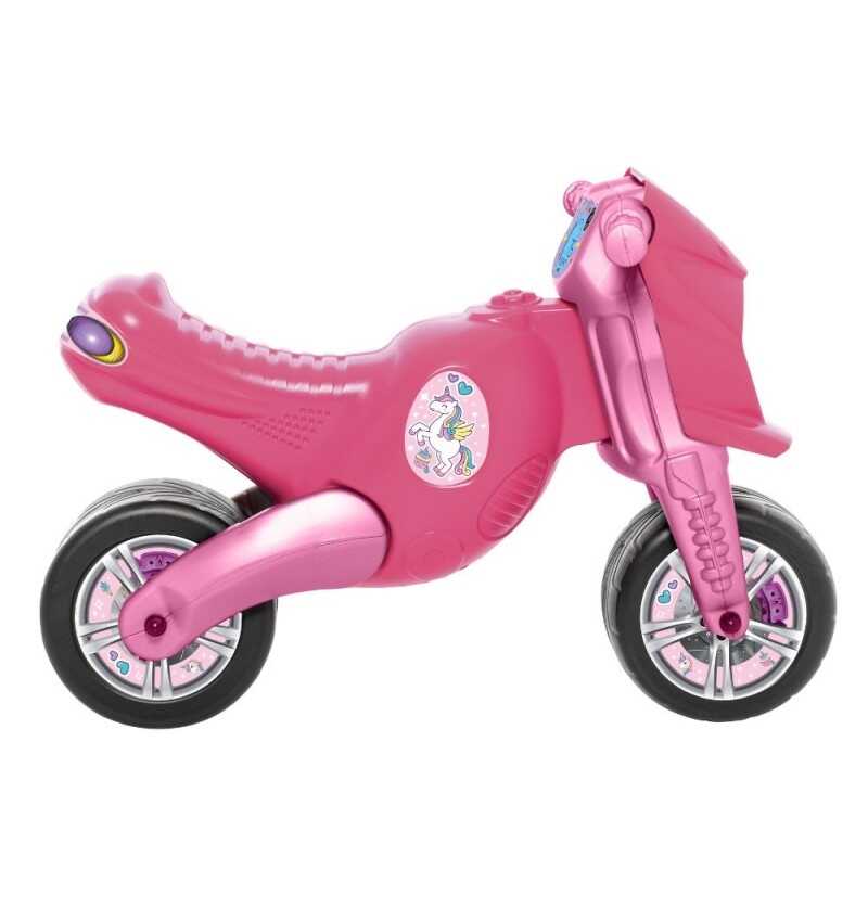 Unikornis 2 kerekű gyerek rózsaszín cross motor , 8 -as méret - Image 4
