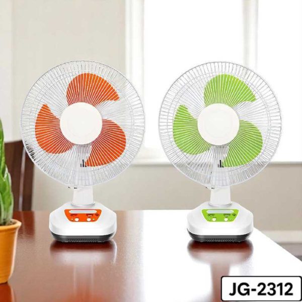 JG-2312 Napenergiás Multifunkciós Ventilátor Világítással és Töltéssel – 12 " Hordozható - Image 4