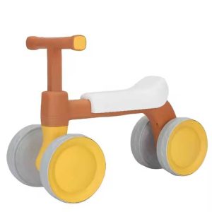 Squirrel kisgyermek futóbicikli , 4 kerekű, 3 éves korig ,narancs színben