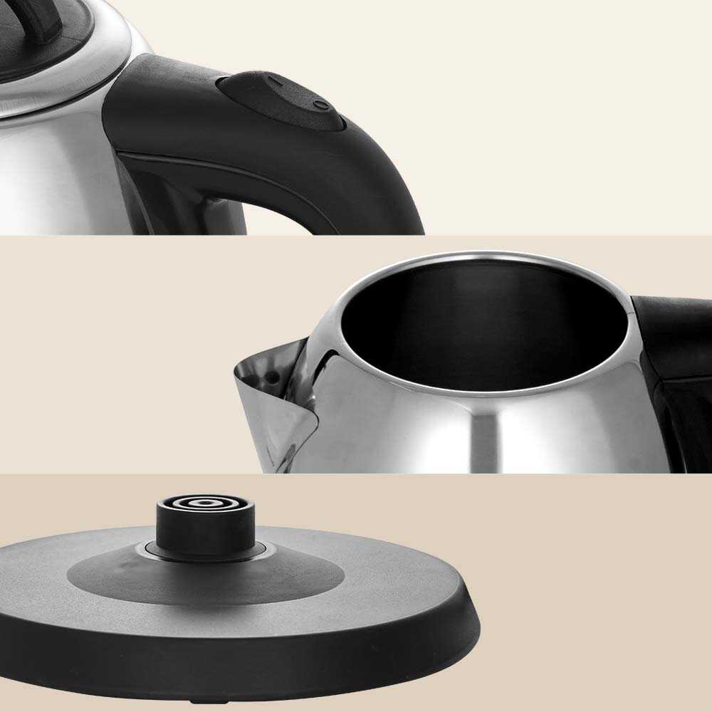 WINNING STAR ST-6029 Nagy Kapacitású Rozsdamentes Acél Vízforraló, 3L, 1500W, Szárazforralás Védelemmel - Image 4