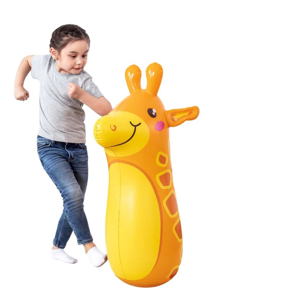 Bestway Felfújható zsiráfos boxzsák gyerekeknek , 89 cm - Image 4