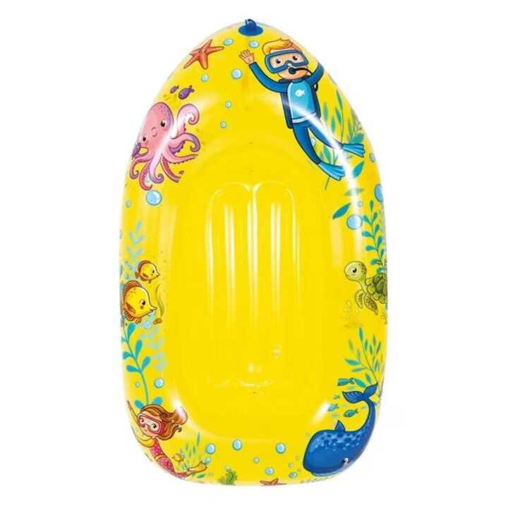 Sun Club Felfújható gumicsónak gyerekeknek kék és sárga színben , 112 × 70 cm - Image 4