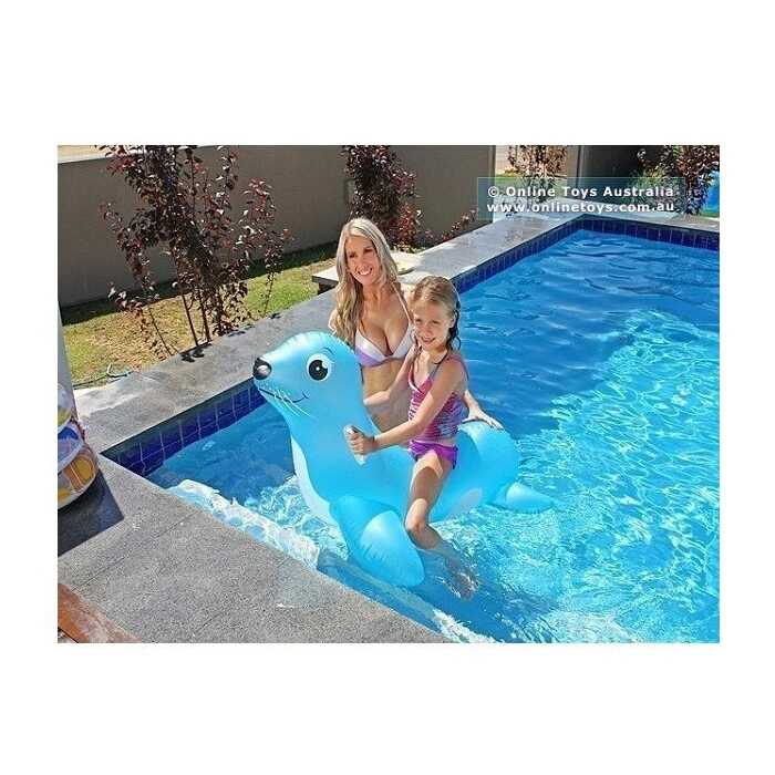 Sun Club felfújható fóka , kapaszkodóval , 108 x 83 x 63 cm - Image 4