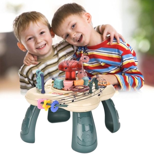 Interaktív mini állatkertes játszóasztal babáknak, hang és fény hatásokkal - Image 6