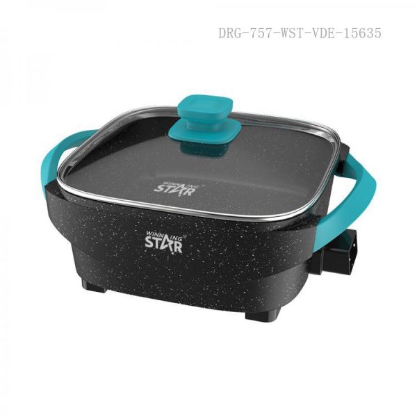 WINNING STAR ST-9802 Elektromos Serpenyő, 6.5L, 1600W, Tapadásmentes - Image 5