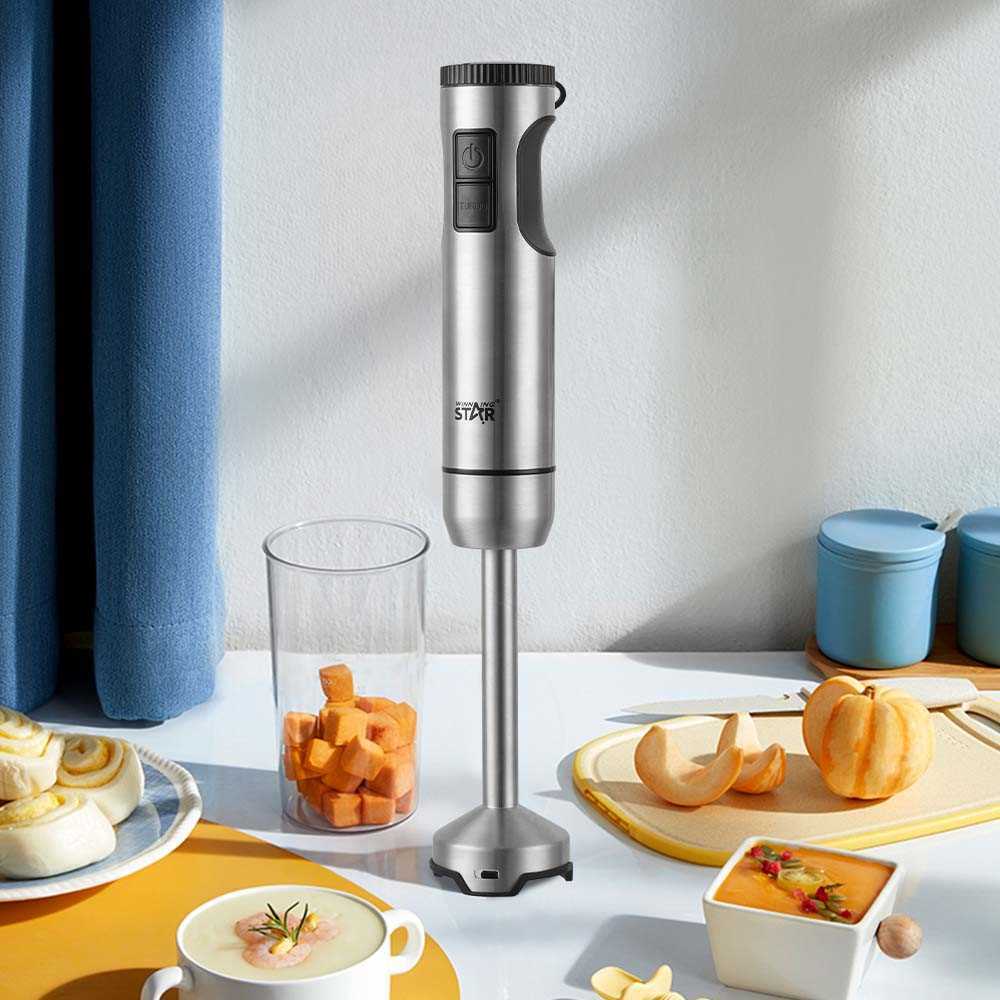 WINNING STAR ST-6550 Prémium Botmixer – 1000W, Rozsdamentes Acél, Turbó Funkció - Image 5