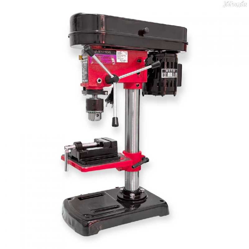 Kraftech KT-BD1950X Állványos Oszlopos Fúrógép 1950W, 16mm Tokmány, Fémtalpas, Gépi Satuval - Image 5