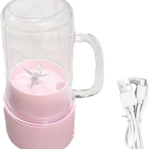 Mini smoothie készitő,pohárrá alakítható +szívószál 400ml