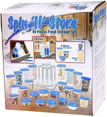 Ételtároló készlet 49 részes Spinen N Store