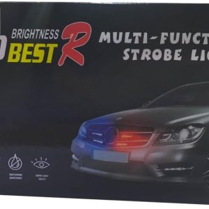 4 részes led lámpák távirányítóval, autóba szerelhető ,piros és kék 36 W