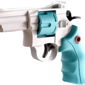 Vízipisztoly revolver, mechanikus kialakítás, élethű játék élmény