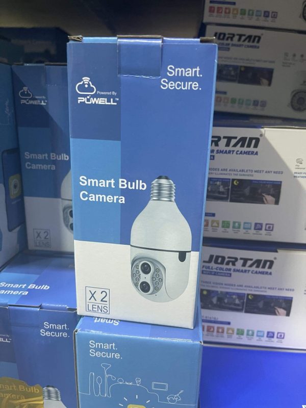 Alloet Smart Wifis Kétlencsés Biztonsági Kamera E27 Foglalatba Rögzíthető WiFi IP - Image 4