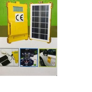 Napelemes töltő hordozható beépített led lámpával