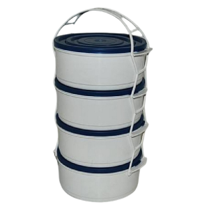 Műanyag ételhordó 4 darabos