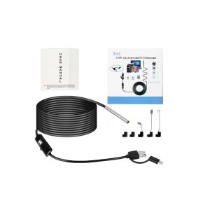 USB Endoszkóp 3in1 Type-C, Android, PC 5M Kamera