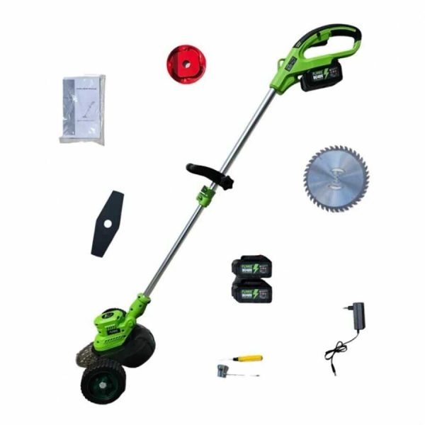 Flinke AKK-4060 Segédkerekes Fűkasza 2db Nagy Kapacitású 48V Akkumulátorral - Image 6