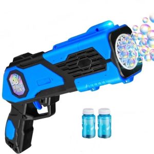 Automata buborékfújó pisztoly , fény hatásokkal
