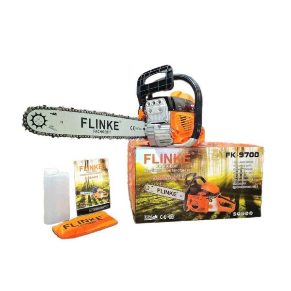 Flinke FK-9700-2 Benzinmotoros láncfűrész 450mm-es láncvezető("18), 5,8 lóerő, 65 ccm - Image 7