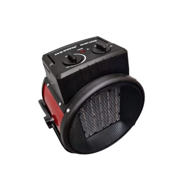 BH-P3 Ipari Hősugárzó 220V~50Hz 3000W, fekete-bordó, 217 m3 légáramlás, három fokozat - Image 6