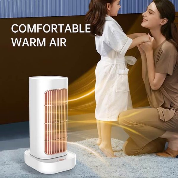 Yuuan, 1300 W, Hősugárzó, Hőlégfúvó 2 mód, gyorsfűtés, , 45 fokos forgás - Image 6
