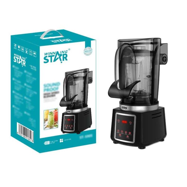WINNING STAR ST-5905 Csendes, Nagy Sebességű Turmixgép – 4.5L, 800W, Fekete - Image 6