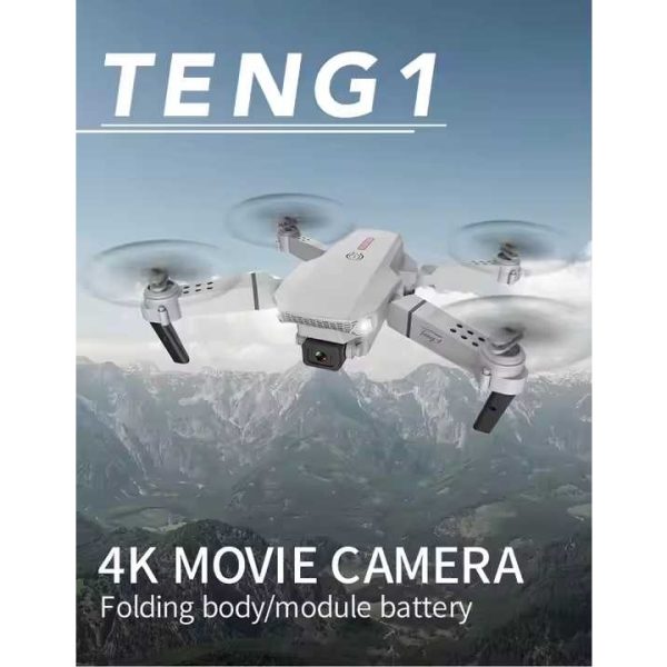 E88 PRO Összecsukható 4K Kamera Drón – Fej nélküli mód és gesztusvezérlés funkcióval - Image 6