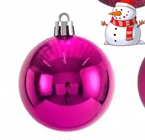 Karácsonyfa gömbdísz 4 cm ,10 db-os , választható színekben - Image 5