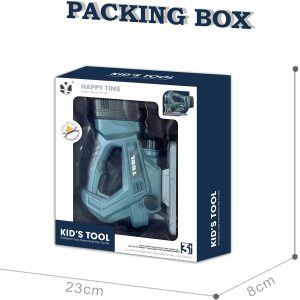 Játék dekopírfűrész gyerekeknek hang- és fényeffektekkel – élethű játék szerszámgép