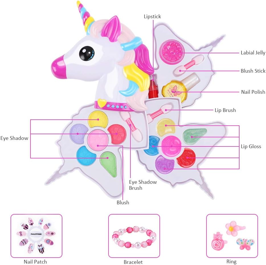 Unikornisos smink készlet kislányoknak , 3 éves kortól - Image 4