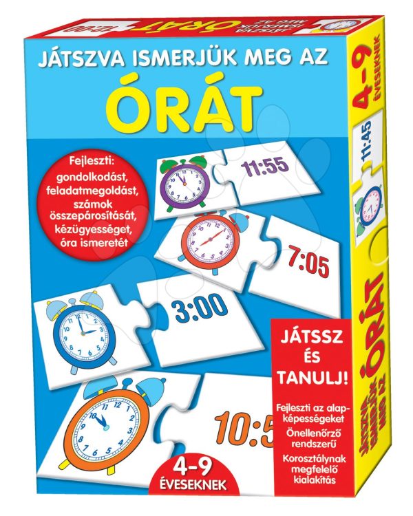 Játszva ismerjük meg az órát