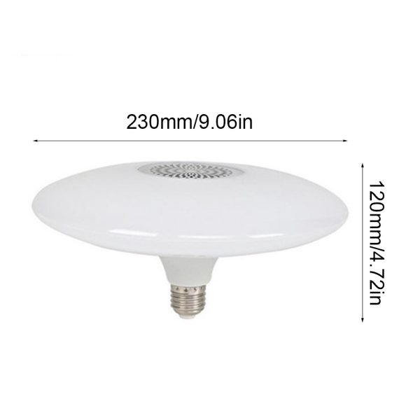 RBG bluetoothos, színes ufo lámpa hangszóróval, távirányítóval, 24 W - Image 3